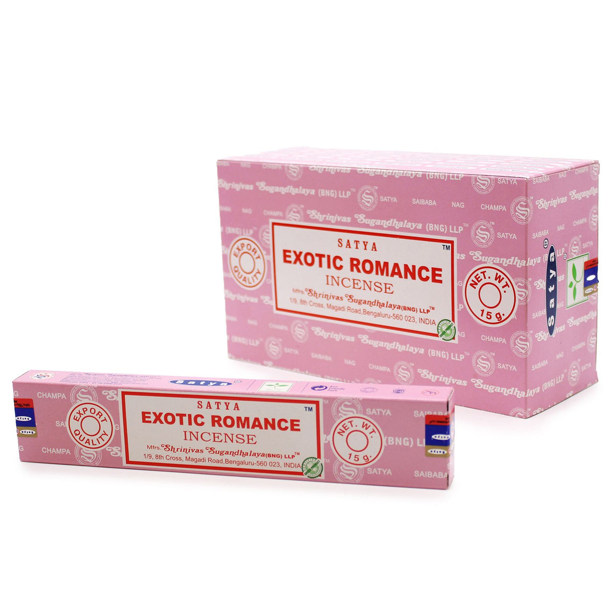 Satya Räucherstäbchen 15g – Exotic Romance