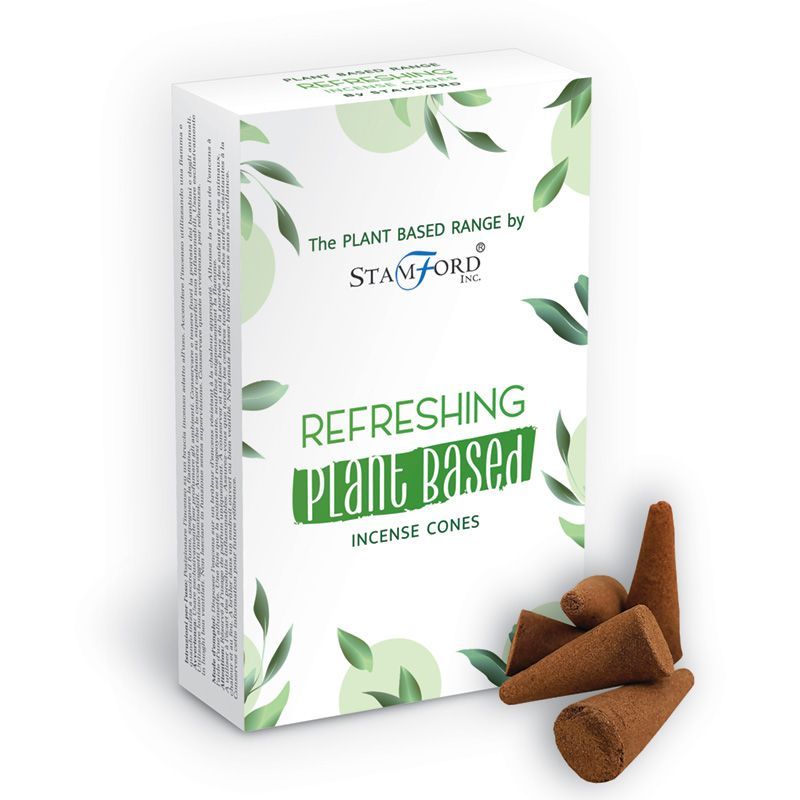 Pflanzliche Räucherkegel - Refreshing (12 Stück)
