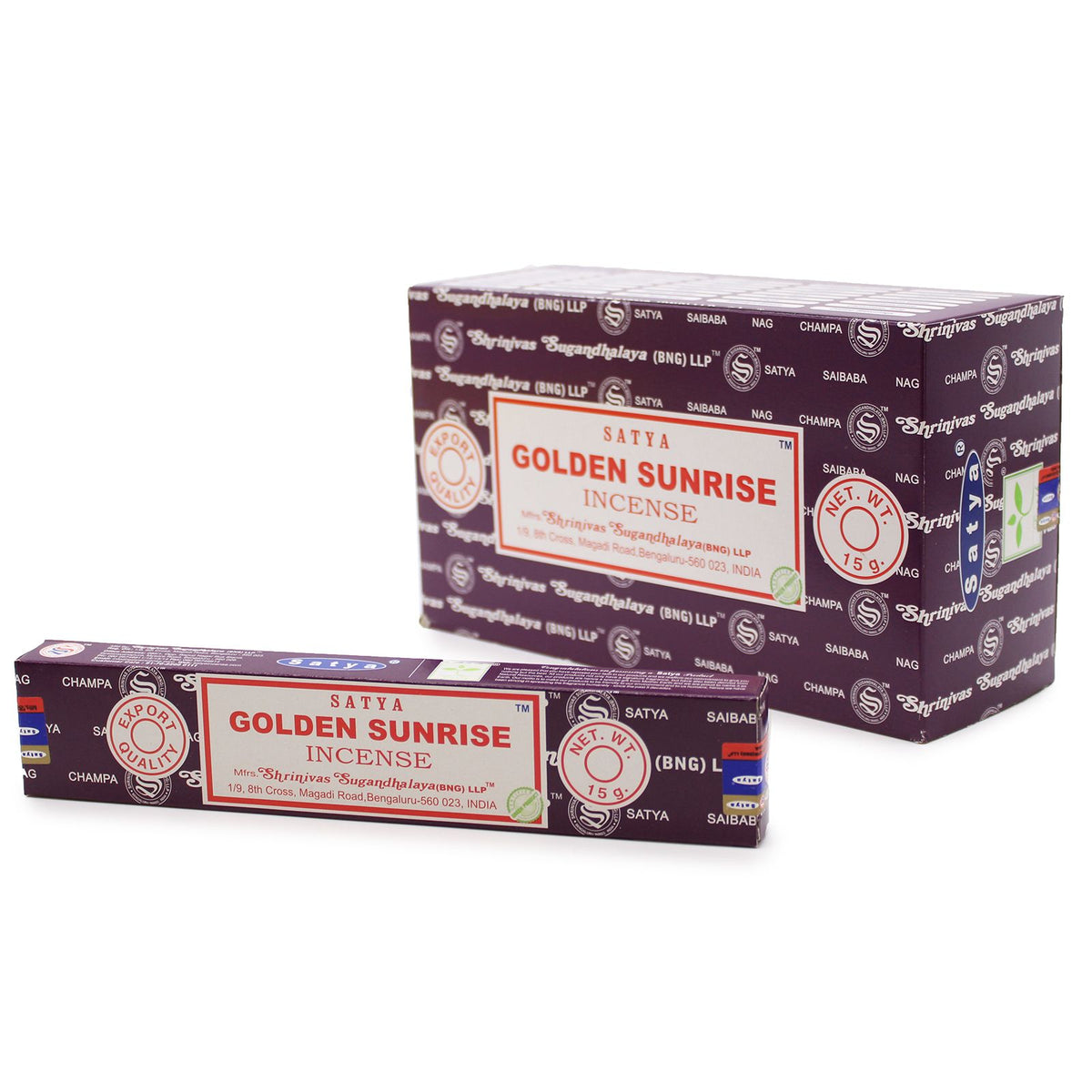 Satya Räucherstäbchen 15 g – Golden Sunrise