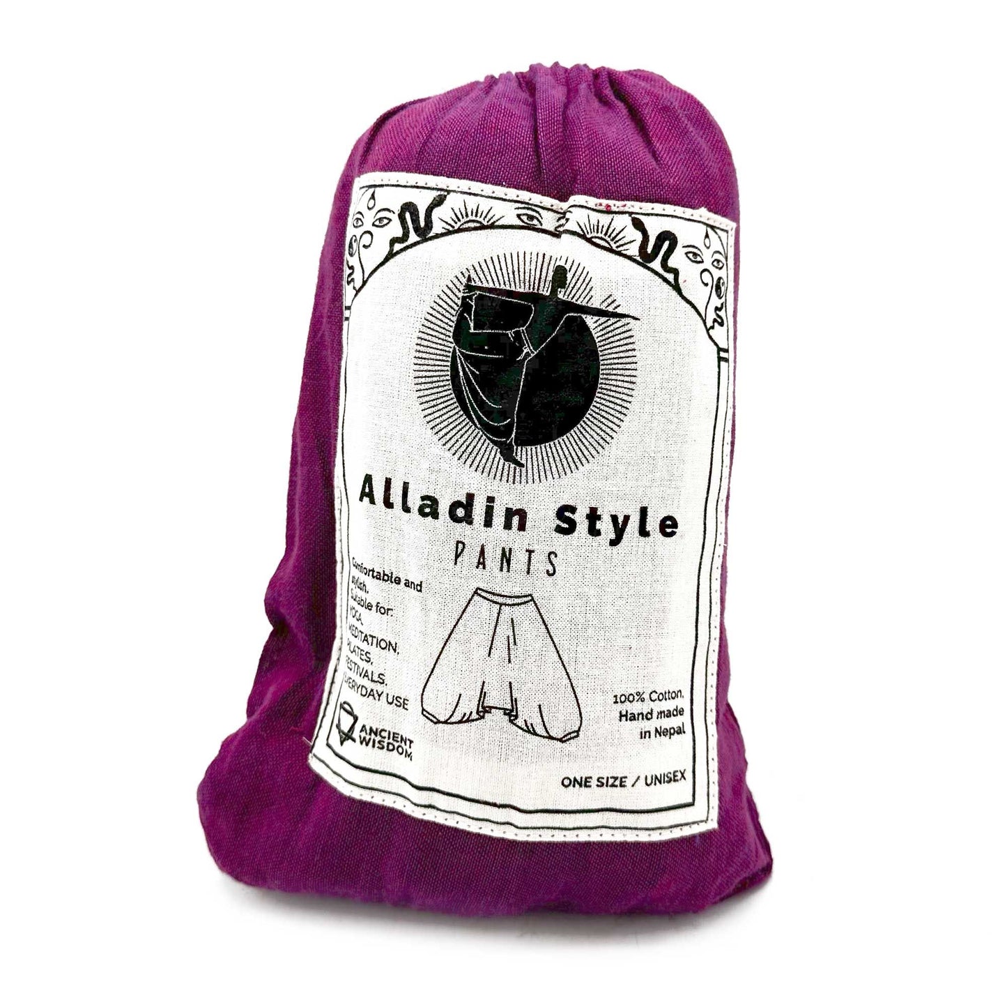 Yoga- und Freizeithose im Aladdin Himalayan Print in One-Size