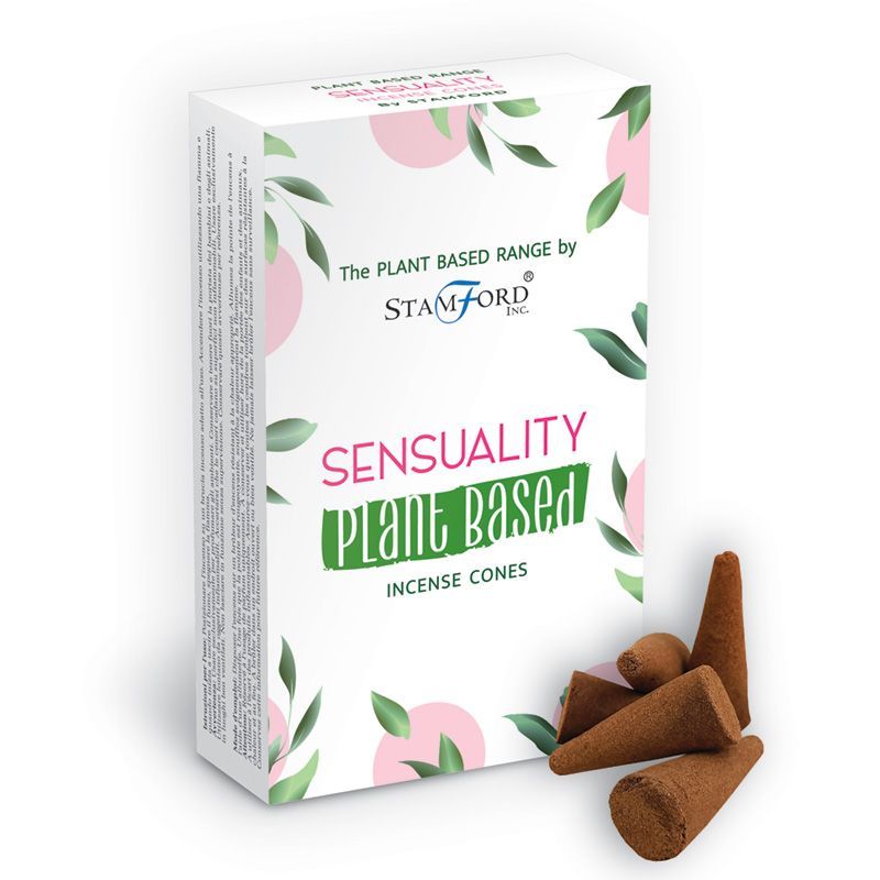 Pflanzliche Räucherkegel - Sensuality (12 Stück)