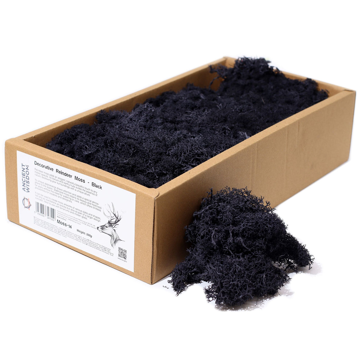 Islandmoos 500g Box – Schwarz