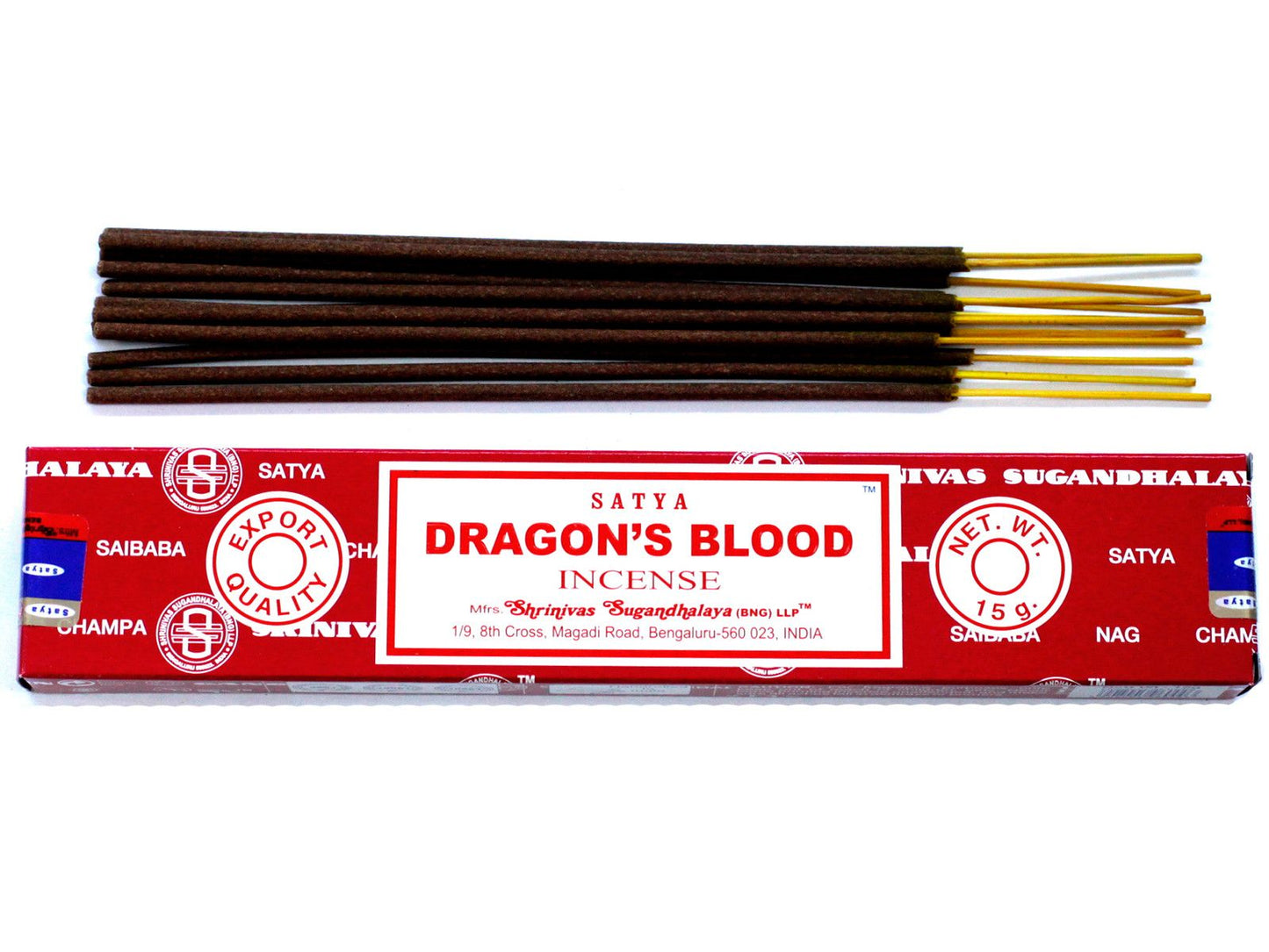 Satya Räucherstäbchen Dragon Blood – Duft für Entspannung und Meditation