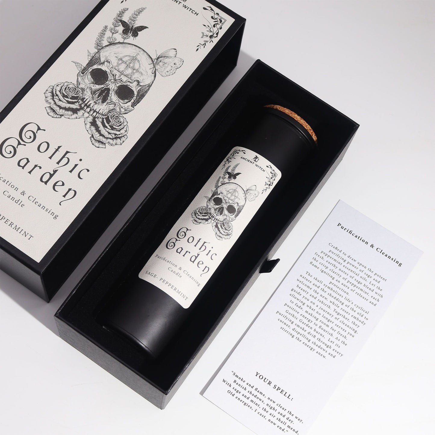 Antike Hexenritualkerzen – Gothic Garden
