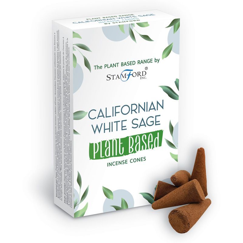Pflanzliche Räucherkegel - Californian White Sage (12 Stück)