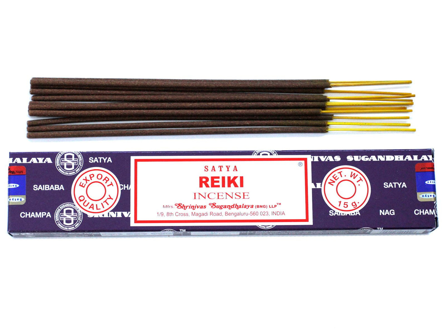 Satya Räucherstäbchen Reiki – beruhigender Duft für Meditation und Entspannung