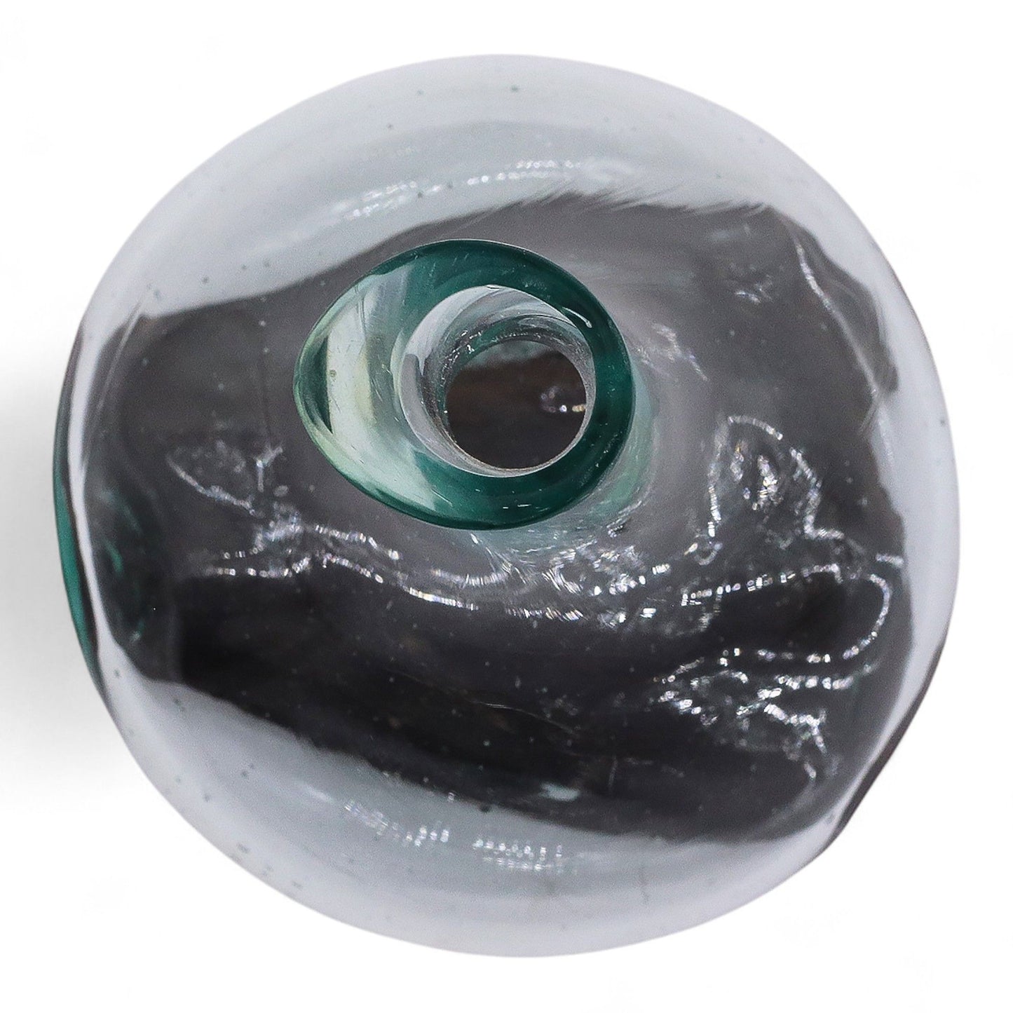 Molten Glass Mini Dekanter auf Holz 20cm – Elegantes Design