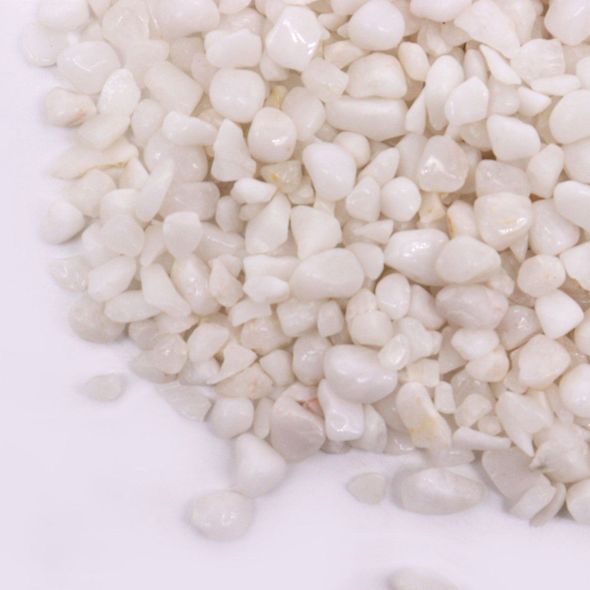 Weiße Quarz-Edelsteinsplitter – 1 kg (lose)