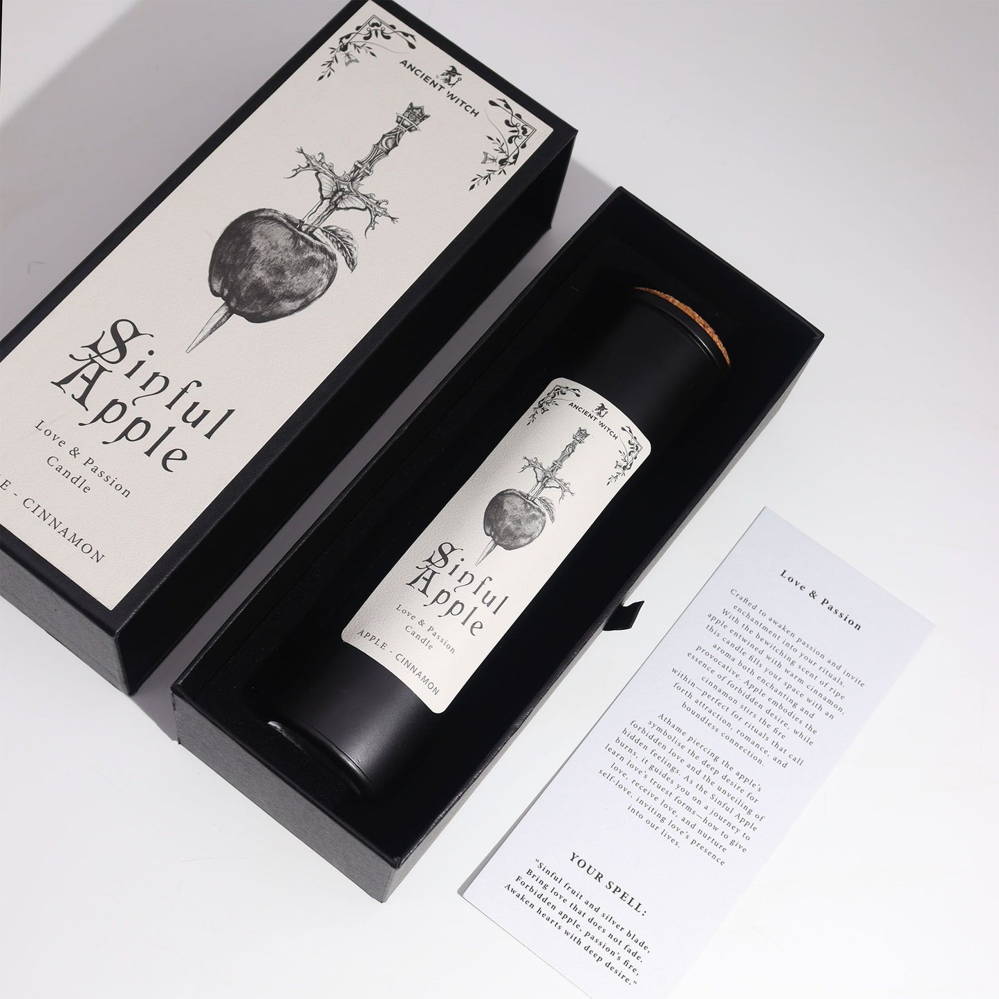 Antike Hexenritualkerzen - Sinful Apple