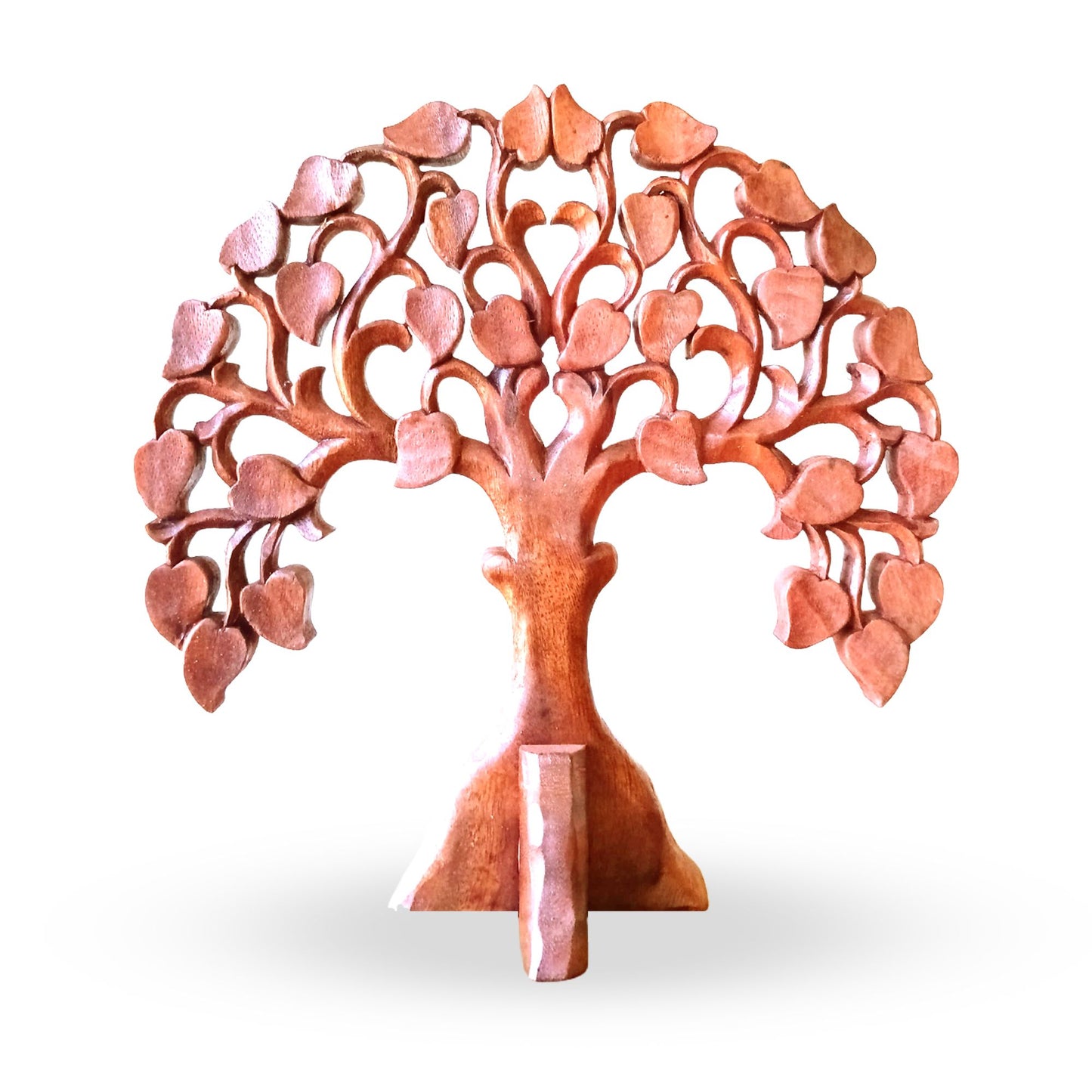Tolle dekorative Holzskulptur mit Ohm-Motiv, 40 cm Durchmesser