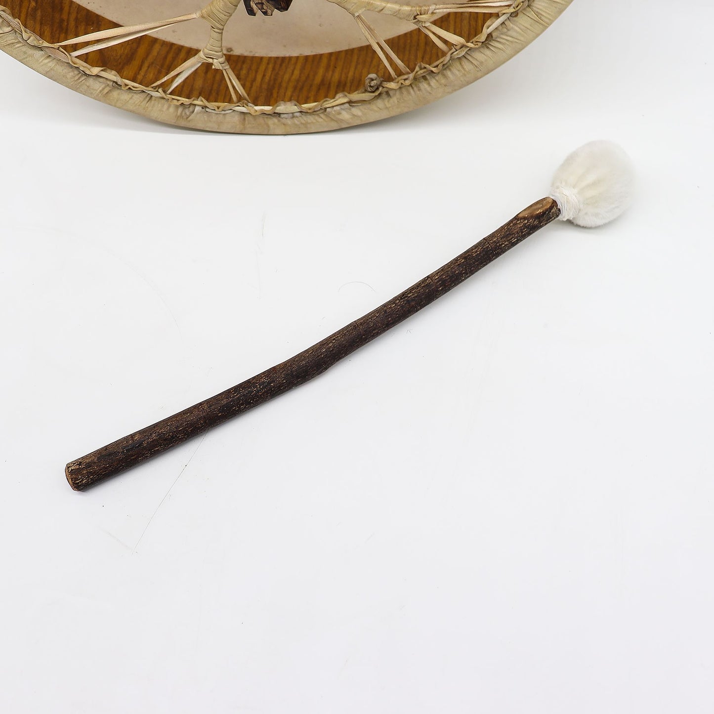 Spirit of the Bear Schamanentrommel mit Stab, 40cm