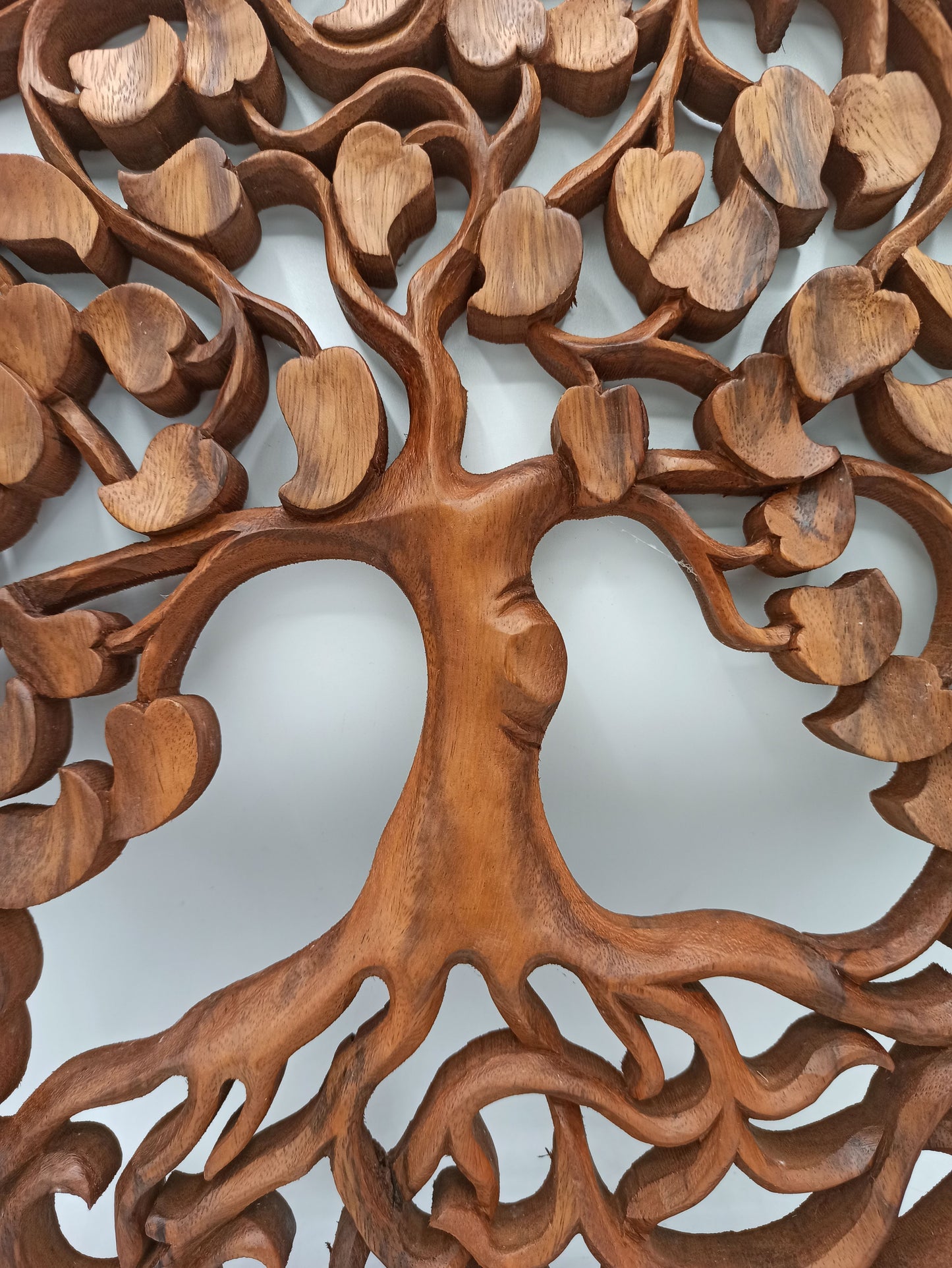 Baum des Lebens Love Panel – dekoratives Holzkunstwerk 40 cm