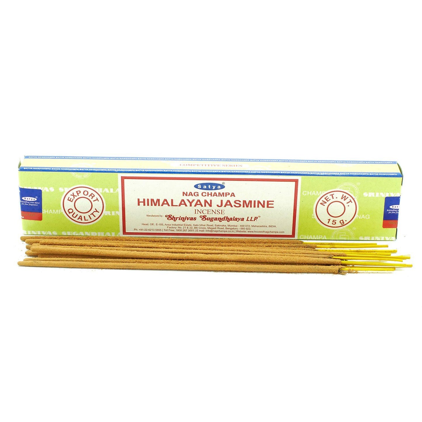 Satya Räucherstäbchen Himalaya Jasmin 15g – Beruhigender Duft