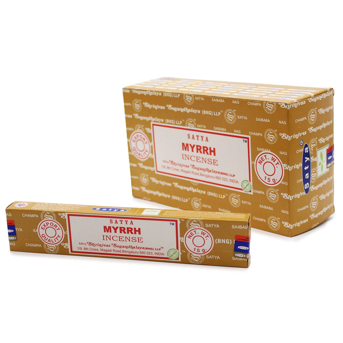Satya Räucherstäbchen 15g – Myrrhe
