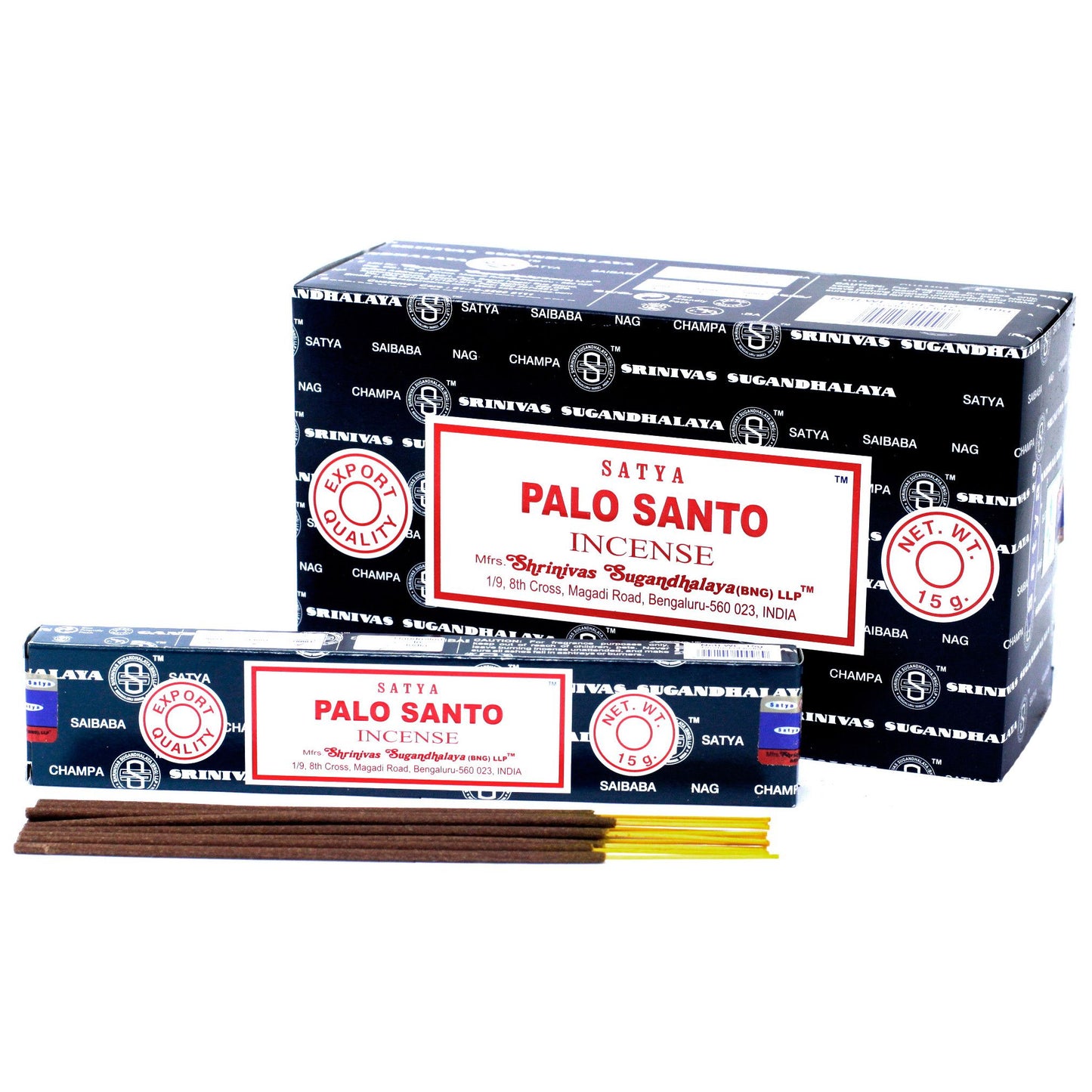 Satya Räucherstäbchen Palo Santo – beruhigender Duft für Meditation und Entspannung