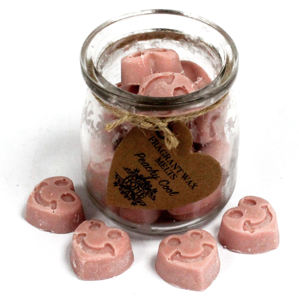 Soja Duftwachs Melts im Glas - Peachy Cool