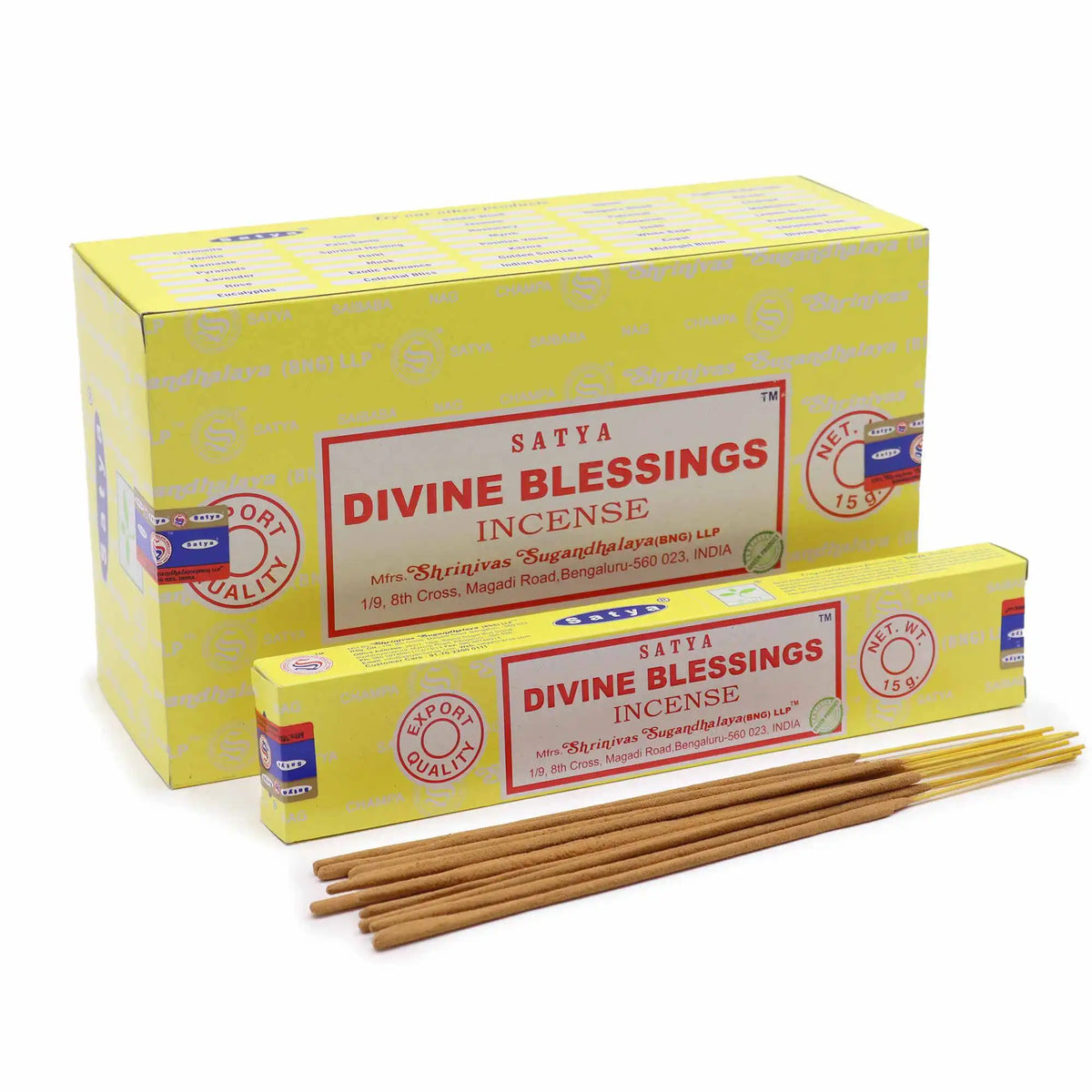 Satya Räucherstäbchen 15g – Divine Blessing