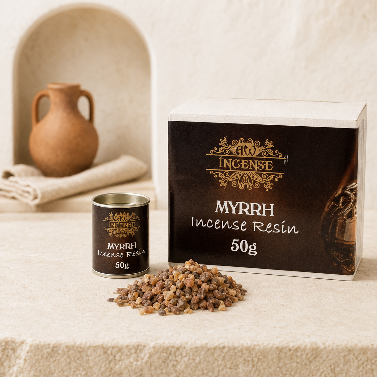 Myrrhe Harz für Räucherwerk – Aromatisches Harz für Meditation und Entspannung