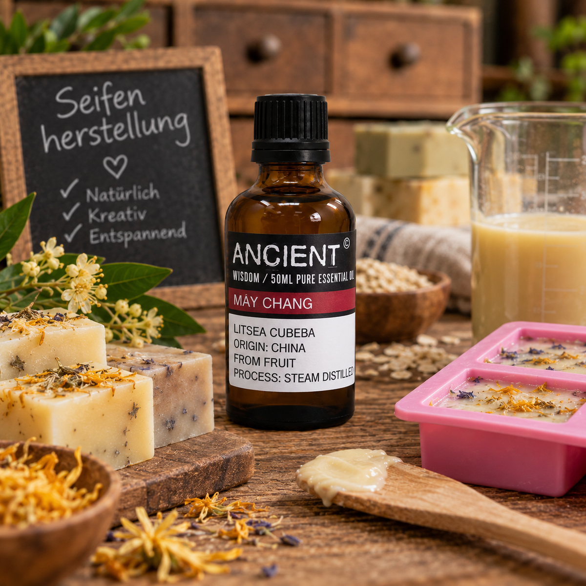 Ätherisches May Chang Öl. 50 ml - Litsea Cubeba