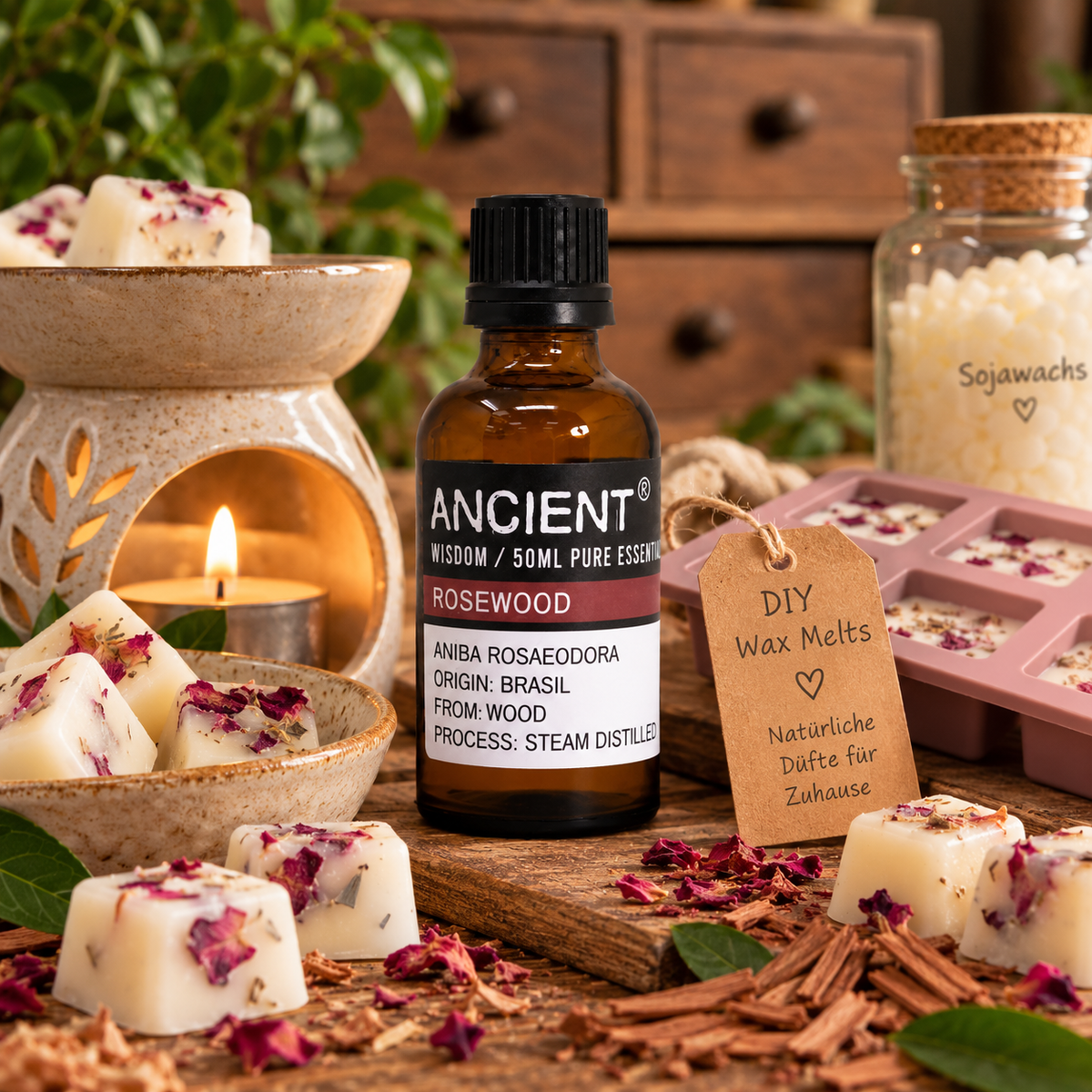 Ätherisches Rosenholzöl 50 ml - Aniba rosaeodora