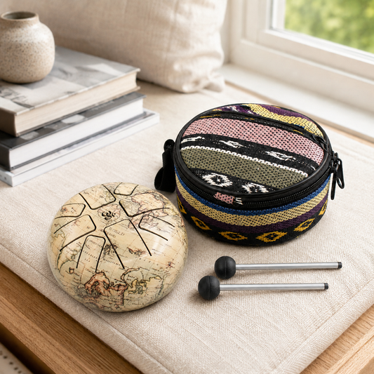 Low Med Hapi Drum Atlas- 14x7cm