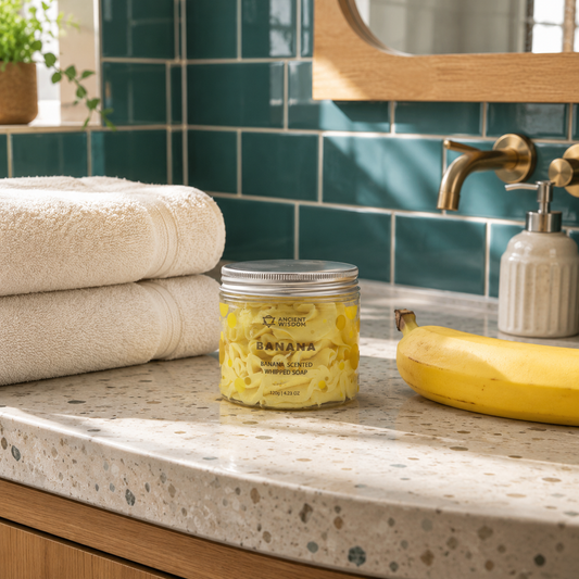 Banana Whipped Cremeseife 120g, Schlagseife