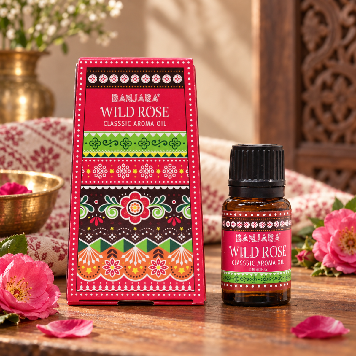 Banjara Indian Duftöl 10ml - Wild Rose