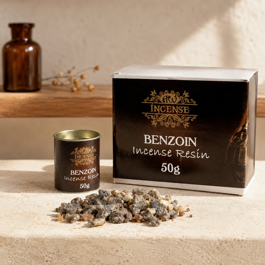 Benzoinharz 50g – Vielseitiges Räucherharz mit Vanilleduft