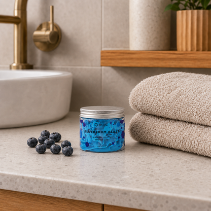 Blaubeer-Schlagseife 120g – feuchtigkeitsspendende Reinigung