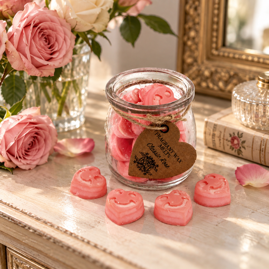 Soja Duftwachs Melts im Glas - Classic Rose