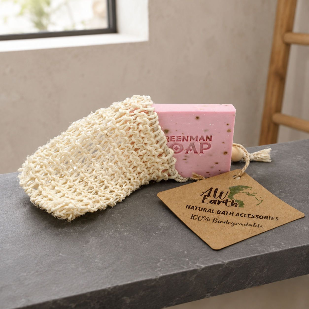 Sisal Seifensäckchen für sanftes Peeling und Reinigung