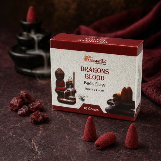 Aromatica Rückfluss-Räucherkegel – Drachenblut
