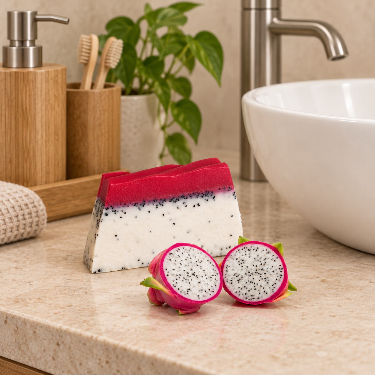 Handgemachte Tropical Seife Drachenfrucht