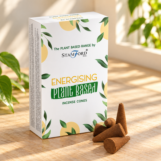 Pflanzliche Räucherkegel - Energising (12 Stück)