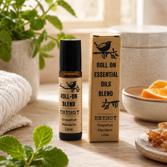 Agnes + Cat Roll-On-Mischung aus ätherischen Ölen – ENERGIE
