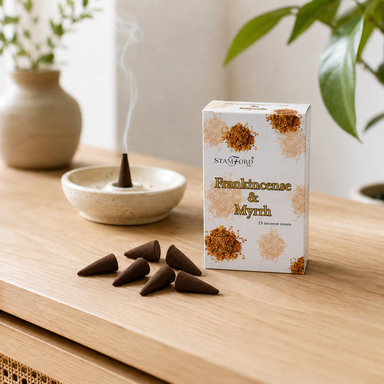 Premium-Weihrauchkegel - 15 St.