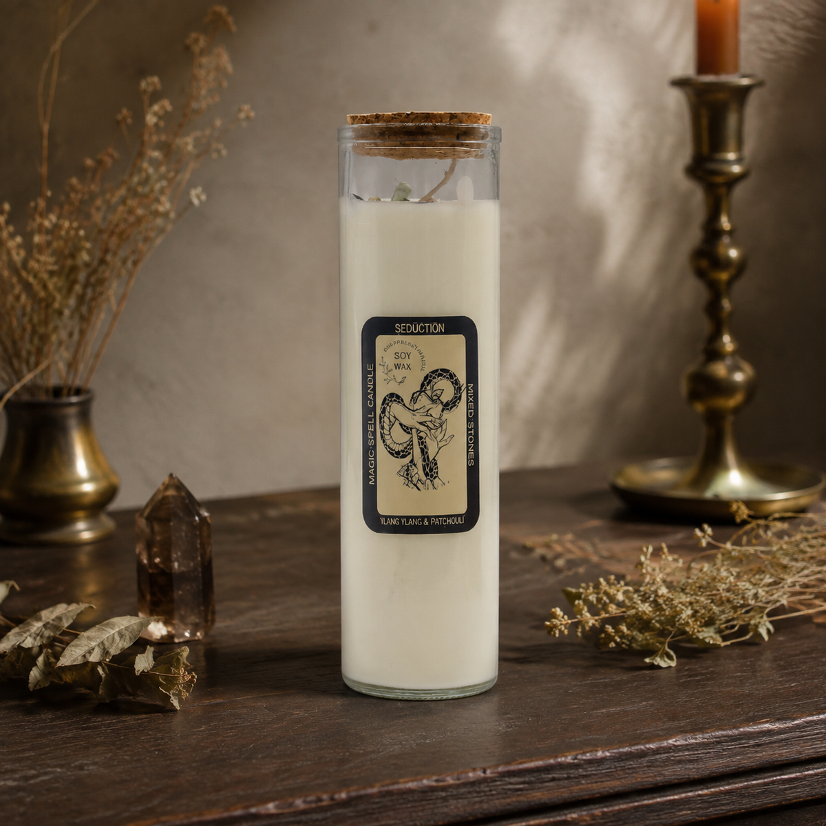 Magic Spell Candle – "Seduction" Duftkerze für Anziehung und Romantik