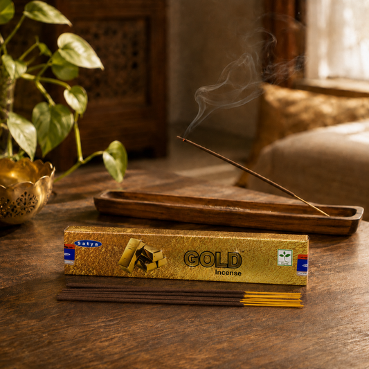 Satya Räucherstäbchen 15 g – Gold