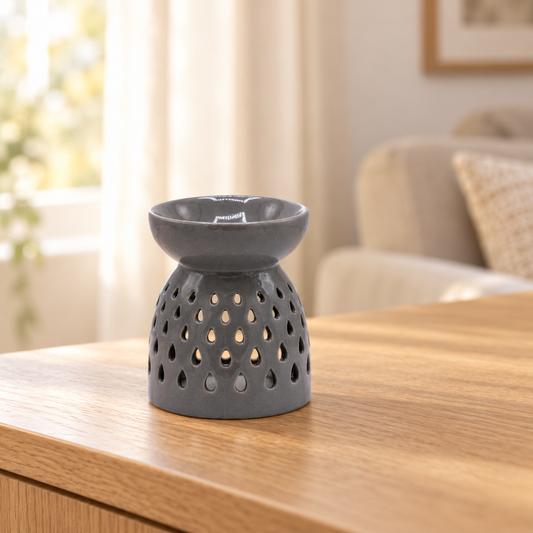 Duftlampe Keramik Teardrops Cutout