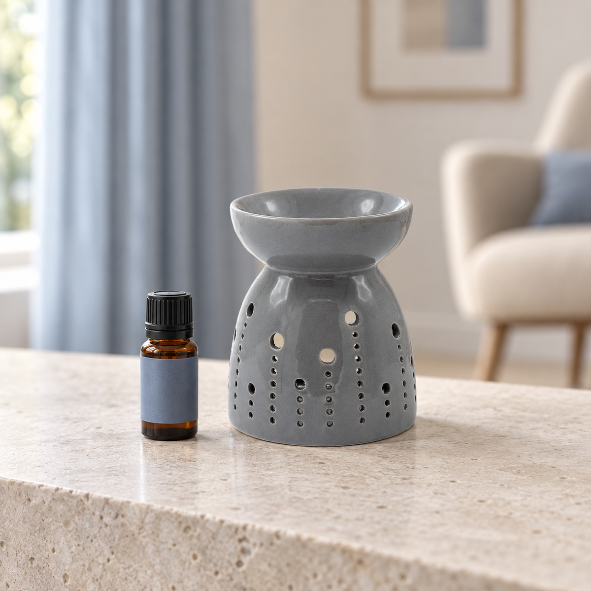 Duftlampe Keramik Bubbles Cutout