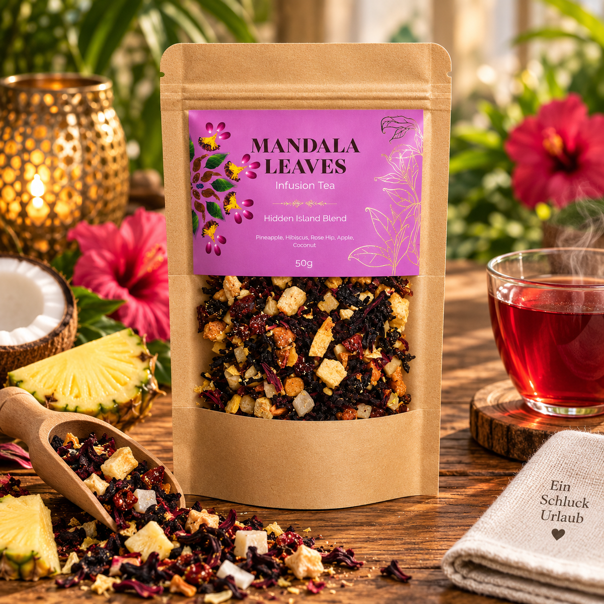 50g Hidden Islands Blend, Früchtetee