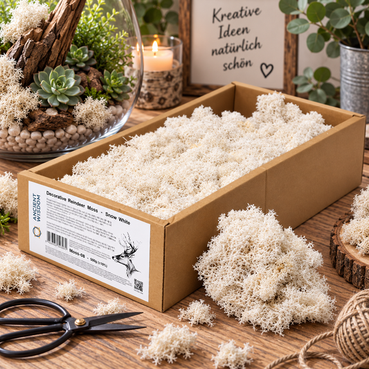 Islandmoos 500g Box – Weiß