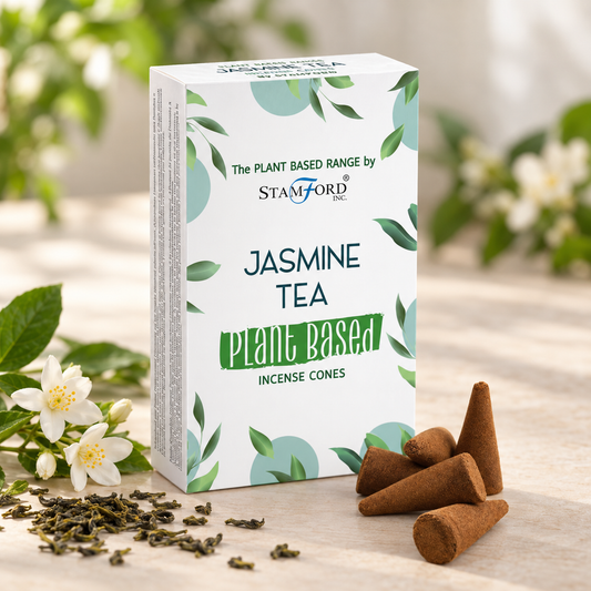 Pflanzliche Räucherkegel - Jasmine Tea (12 Stück)