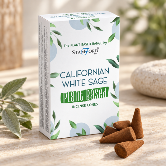 Pflanzliche Räucherkegel - Californian White Sage (12 Stück)