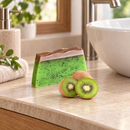 Handgemachte Tropical Seife Kiwi