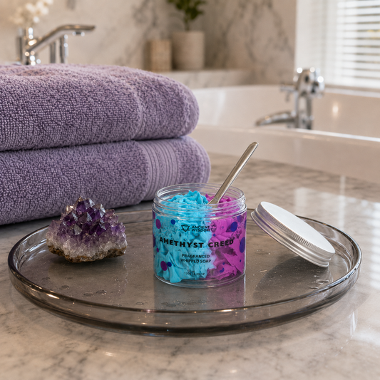 Amethyst Creed Whipped Cream Soap 120g – Sanfte Reinigung mit maskulinem Duft