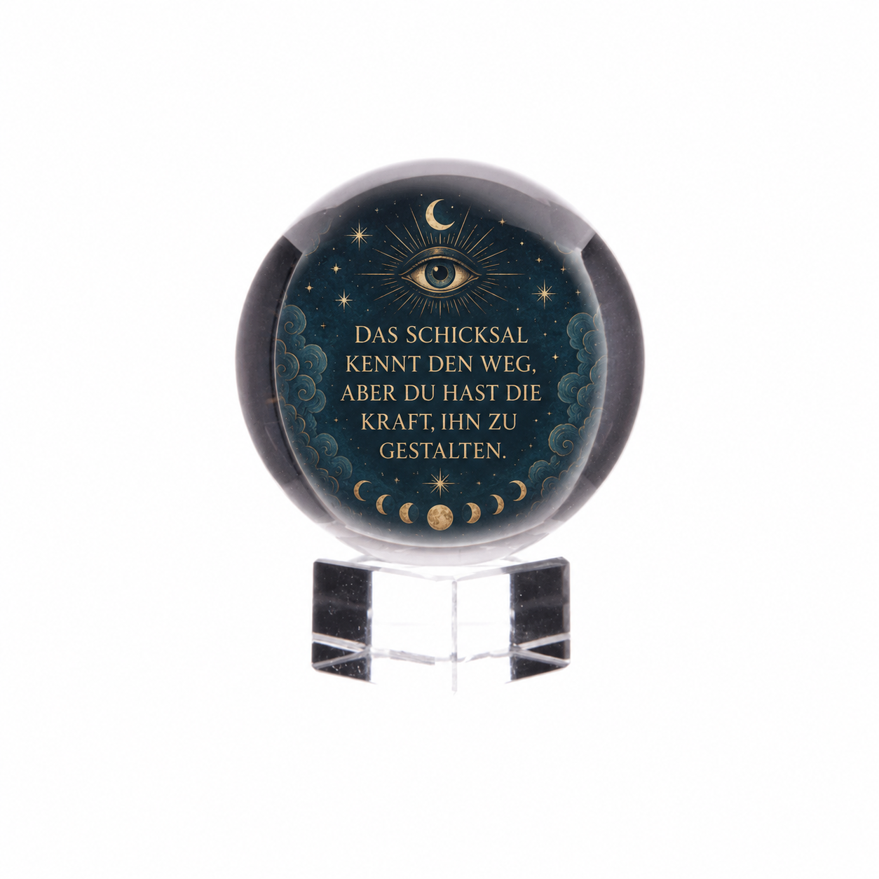 Kristallkugel 6 cm – Dekoratives und spirituelles Accessoire
