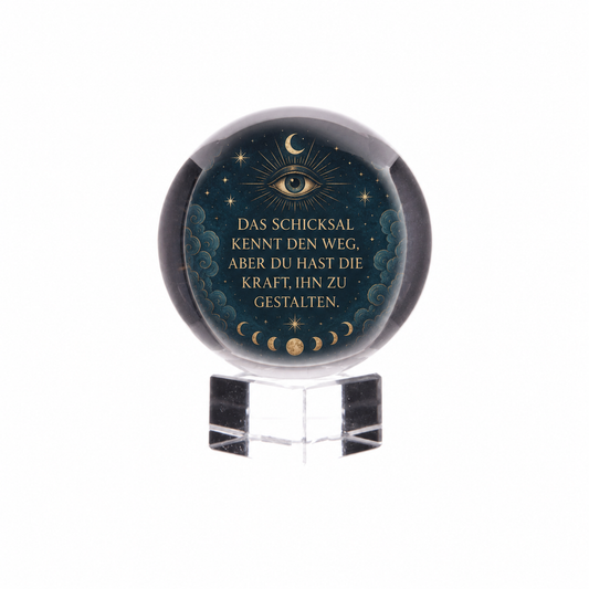 Kristallkugel 6 cm – Dekoratives und spirituelles Accessoire