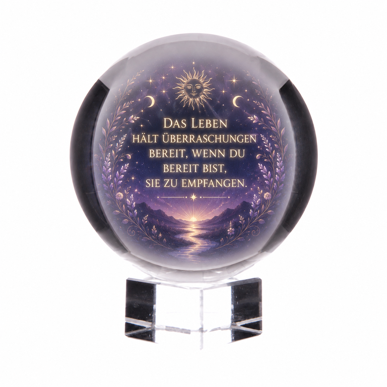 Kristallkugel 15 cm für spirituelle Praxis und Wahrsagung