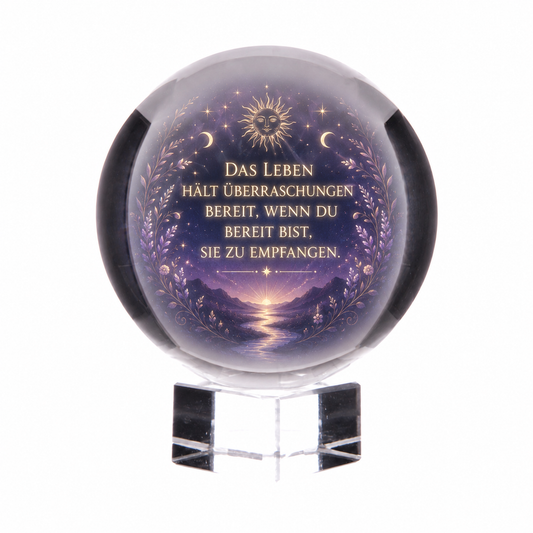 Kristallkugel 15 cm für spirituelle Praxis und Wahrsagung